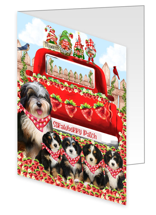 Bernedoodle Greeting Cards & Note Cards: Explore a Variety of Designs, Custom, Personalized, Invitation Card with Envelopes, Gift for Dog and Pet Lovers