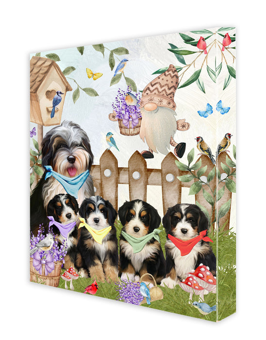 Bernedoodle Canvas: Explore a Variety of Designs, Personalized, Digital Art Wall Painting, Custom, Ready to Hang Room Decor, Dog Gift for Pet Lovers