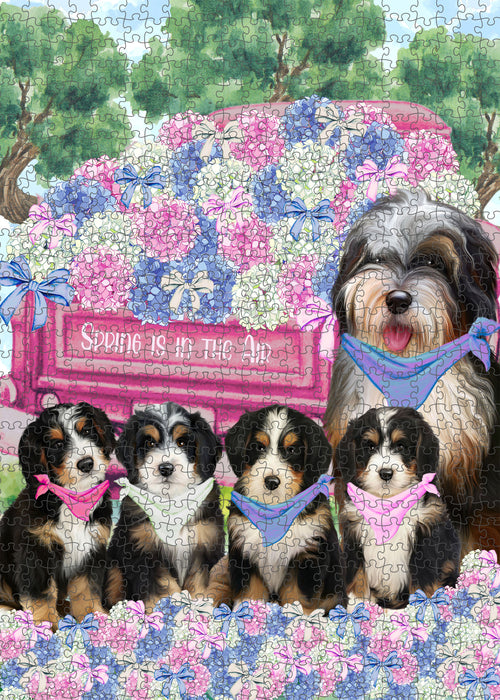 Bernedoodle Jigsaw Puzzle for Adult, Explore a Variety of Designs, Interlocking Puzzles Games, Custom and Personalized, Gift for Cat and Pet Lovers
