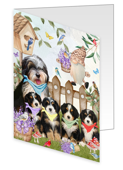 Bernedoodle Greeting Cards & Note Cards: Explore a Variety of Designs, Custom, Personalized, Halloween Invitation Card with Envelopes, Gifts for Dog Lovers