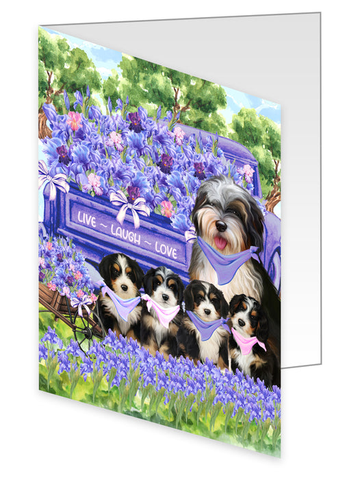 Bernedoodle Greeting Cards & Note Cards: Invitation Card with Envelopes Multi Pack, Personalized, Explore a Variety of Designs, Custom, Dog Gift for Pet Lovers