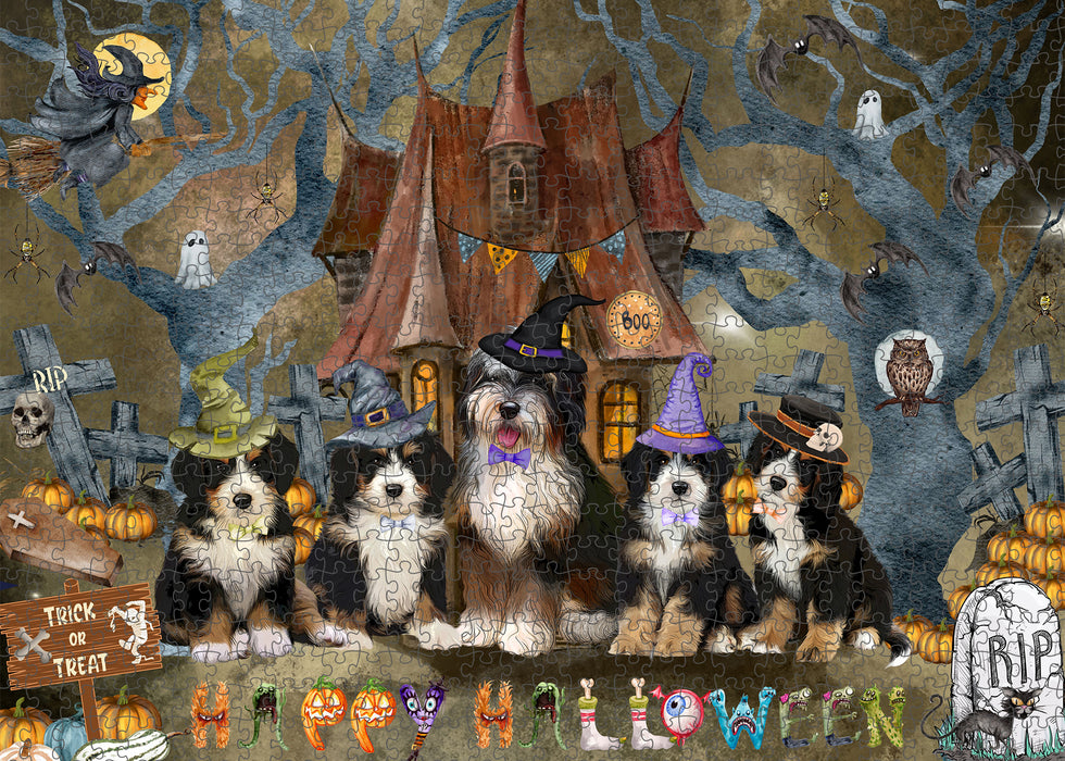 Bernedoodle Jigsaw Puzzle: Interlocking Puzzles Games for Adult, Explore a Variety of Custom Designs, Personalized, Pet and Cat Lovers Gift