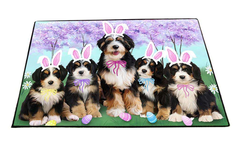 Bernedoodles Dog Easter Holiday Floormat FLMS49557