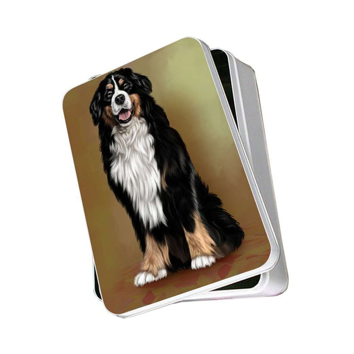 Bernese Mountain Adult Dog Photo Storage Tin