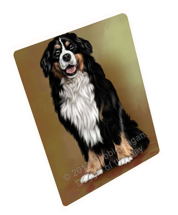 Bernese Mountain Adult Dog Tempered Cutting Board