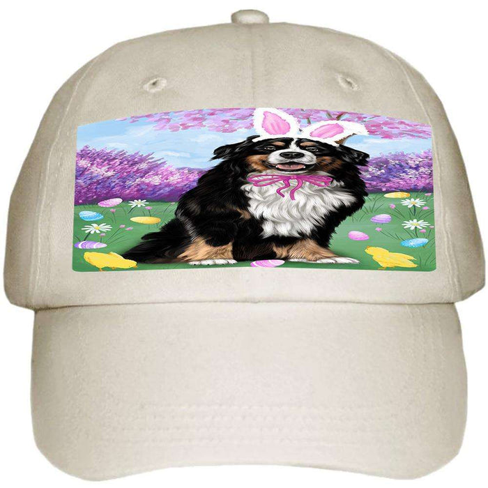 Bernese Mountain Dog Easter Holiday Ball Hat Cap HAT50883