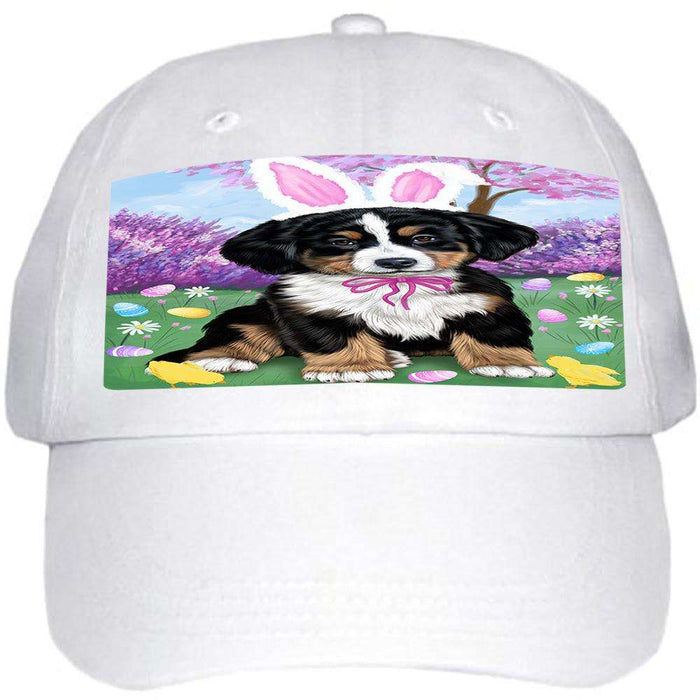 Bernese Mountain Dog Easter Holiday Ball Hat Cap HAT50886
