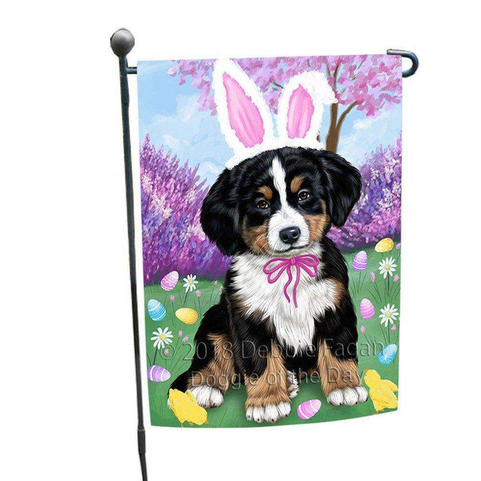 Bernese Mountain Dog Easter Holiday Garden Flag GFLG48960