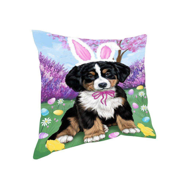 Bernese Mountain Dog Easter Holiday Pillow PIL52060