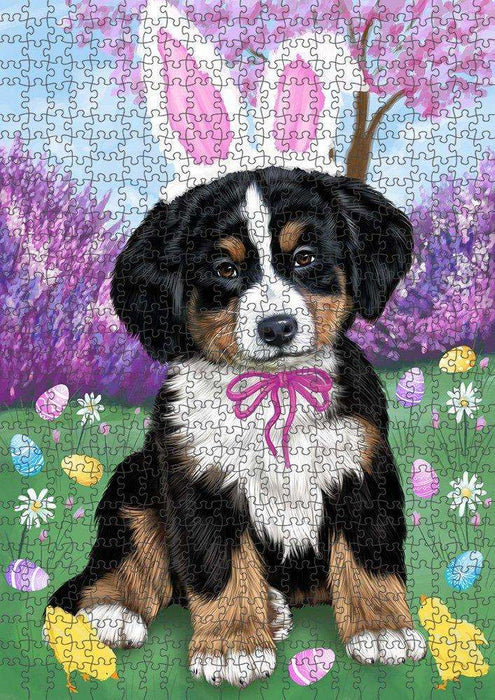 Bernese Mountain Dog Easter Holiday Puzzle with Photo Tin PUZL50196