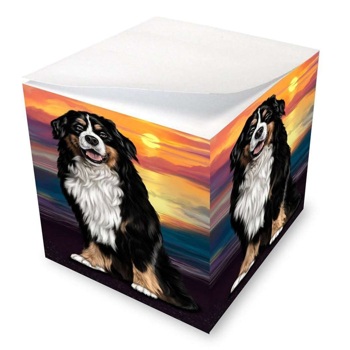 Bernese Mountain Dog Note Cube