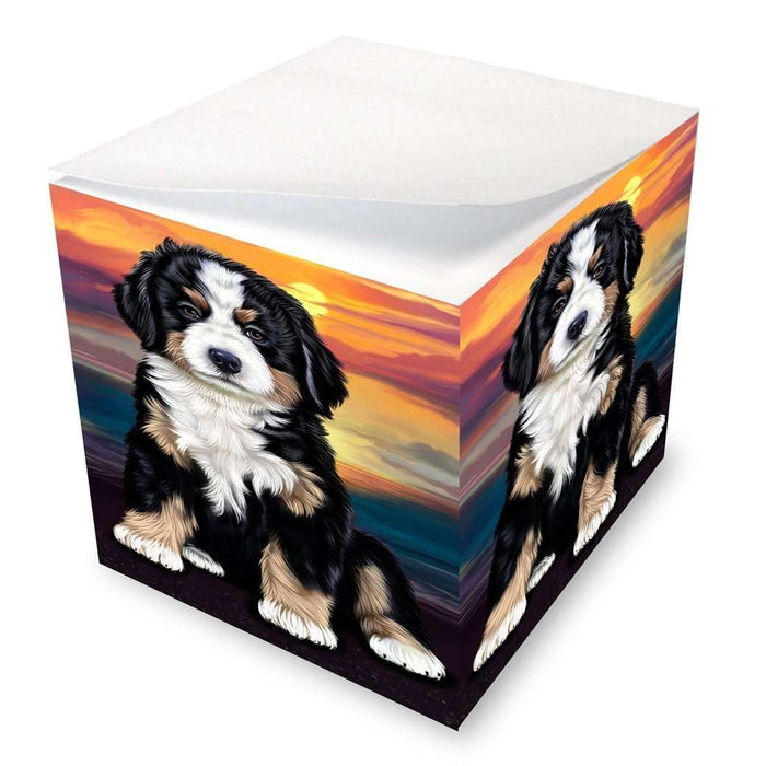 Bernese Mountain Dog Note Cube