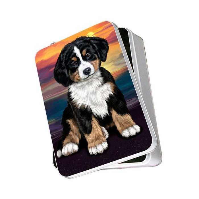 Bernese Mountain Dog Photo Storage Tin