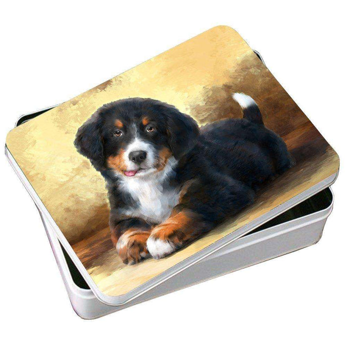 Bernese Mountain Dog Photo Storage Tin