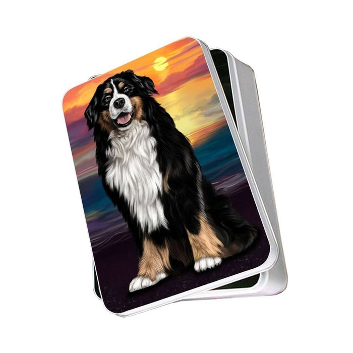 Bernese Mountain Dog Photo Storage Tin