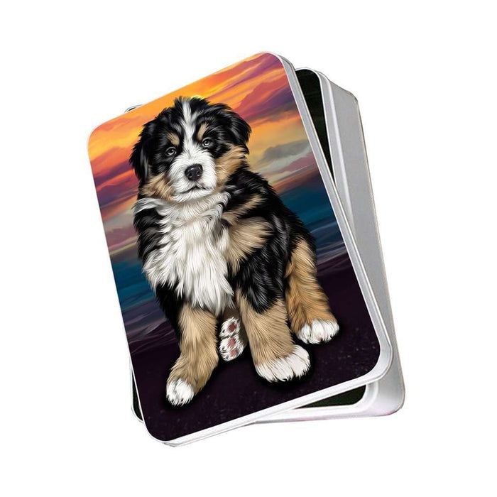 Bernese Mountain Dog Photo Storage Tin