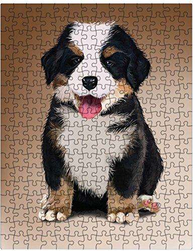 Bernese Mountain Dog Puzzle with Photo Tin