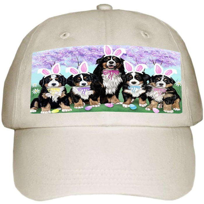 Bernese Mountain Dogs Dog Easter Holiday Ball Hat Cap HAT51132