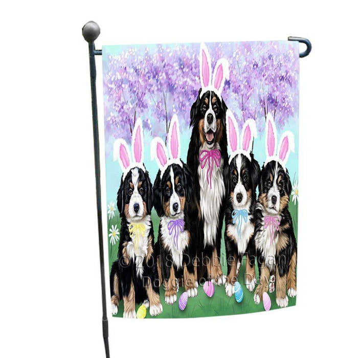 Bernese Mountain Dogs Dog Easter Holiday Garden Flag GFLG49042