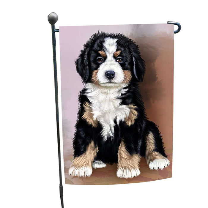 Bernese Mountain Puppy Dog Garden Flag