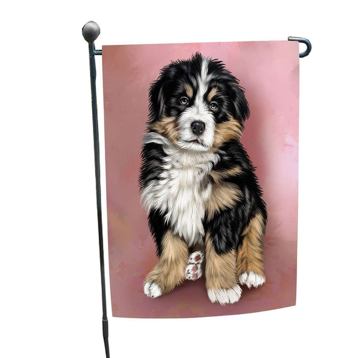 Bernese Mountain Puppy Dog Garden Flag