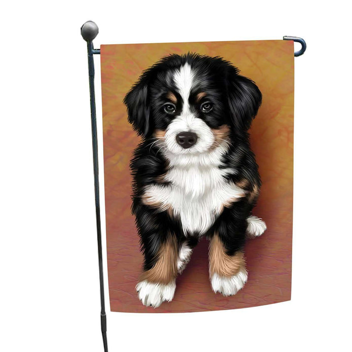 Bernese Mountain Puppy Dog Garden Flag