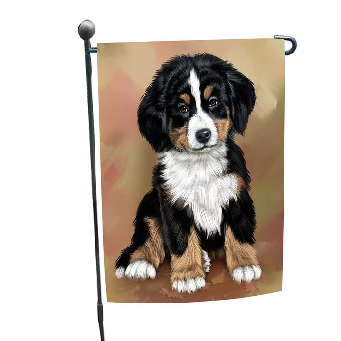 Bernese Mountain Puppy Dog Garden Flag