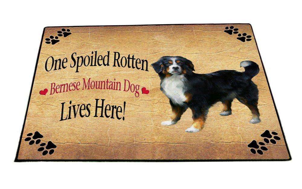 Bernese Mountain Spoiled Rotten Dog Indoor/Outdoor Floormat