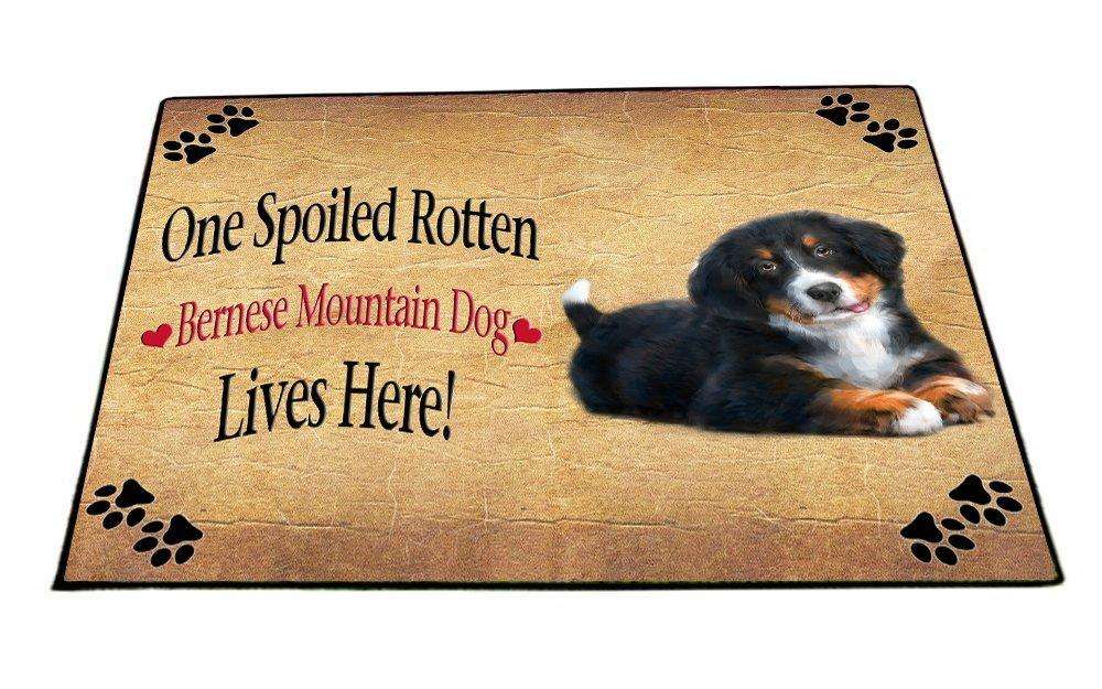 Bernese Mountain Spoiled Rotten Dog Indoor/Outdoor Floormat