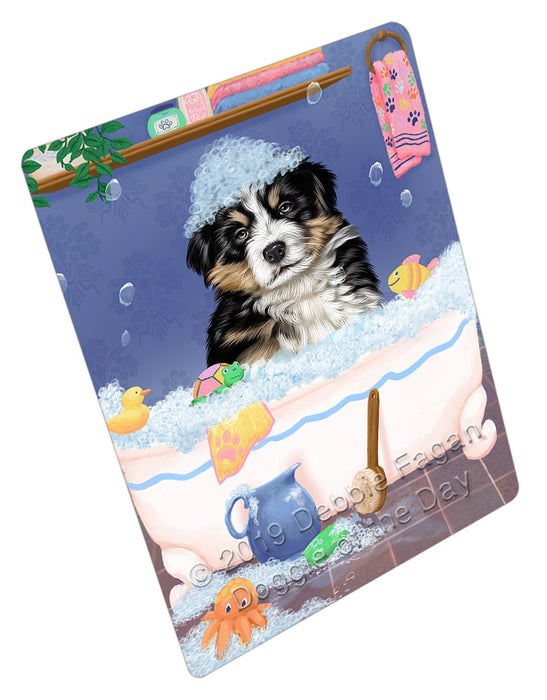Rub A Dub Dog In A Tub Bernese Dog Refrigerator / Dishwasher Magnet RMAG108816
