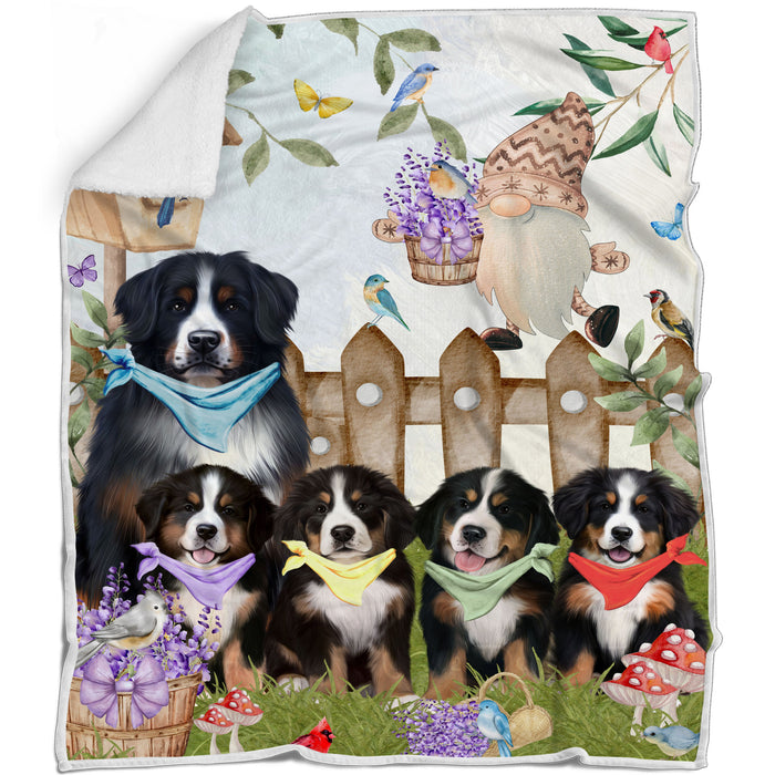 Bernese Mountain Blanket: Explore a Variety of Designs, Cozy Sherpa, Fleece and Woven, Custom, Personalized, Gift for Dog and Pet Lovers