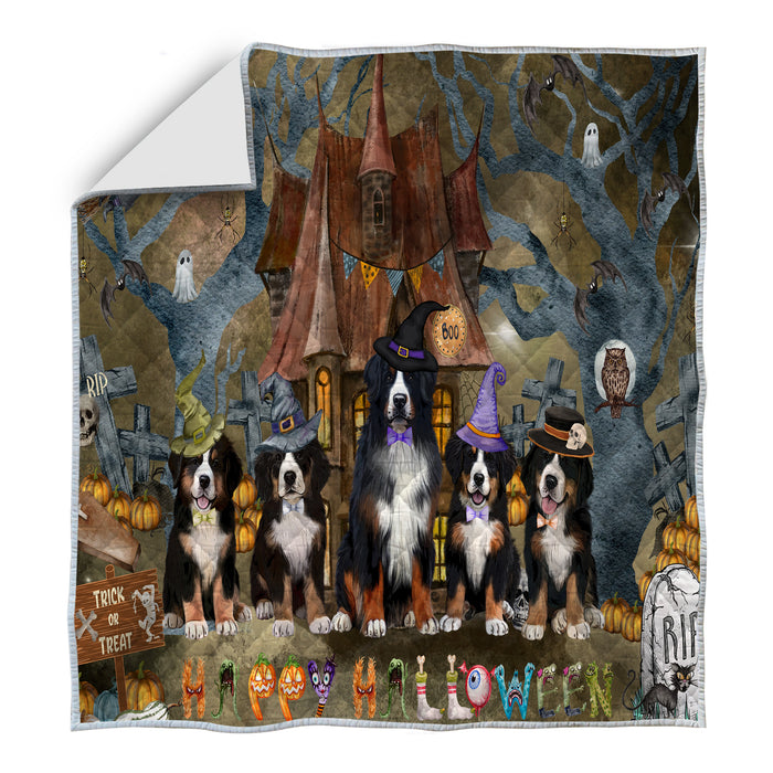 Bernese Mountain Quilt: Explore a Variety of Custom Designs, Personalized, Bedding Coverlet Quilted, Gift for Dog and Pet Lovers