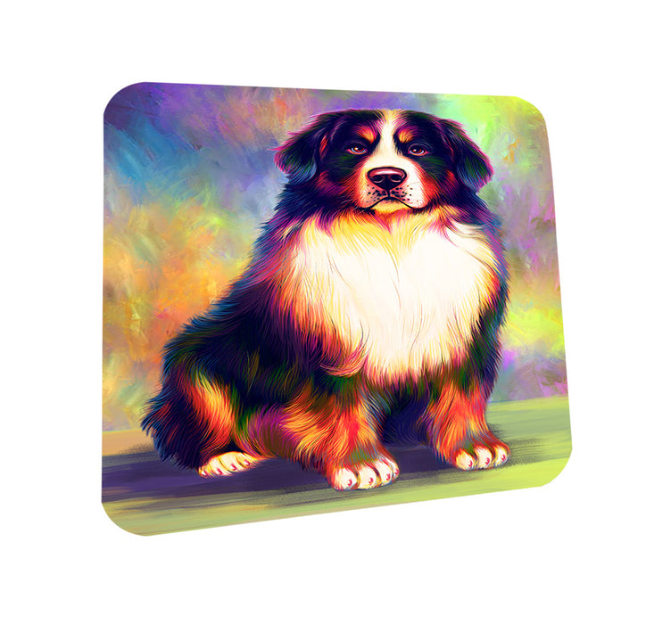 Pardise Wave Bernese Mountain Dog Coasters Set of 4 CST53552