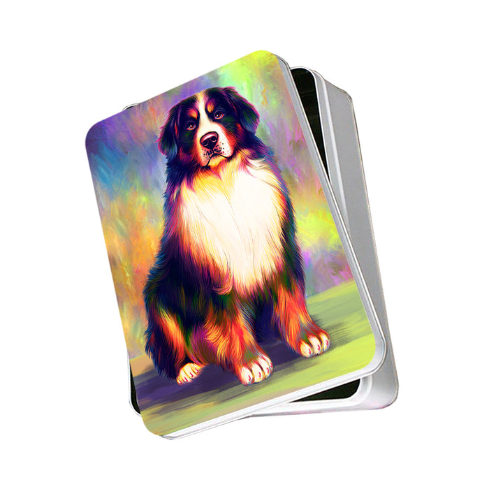 Pardise Wave Bernese Mountain Dog Photo Storage Tin PITN53594