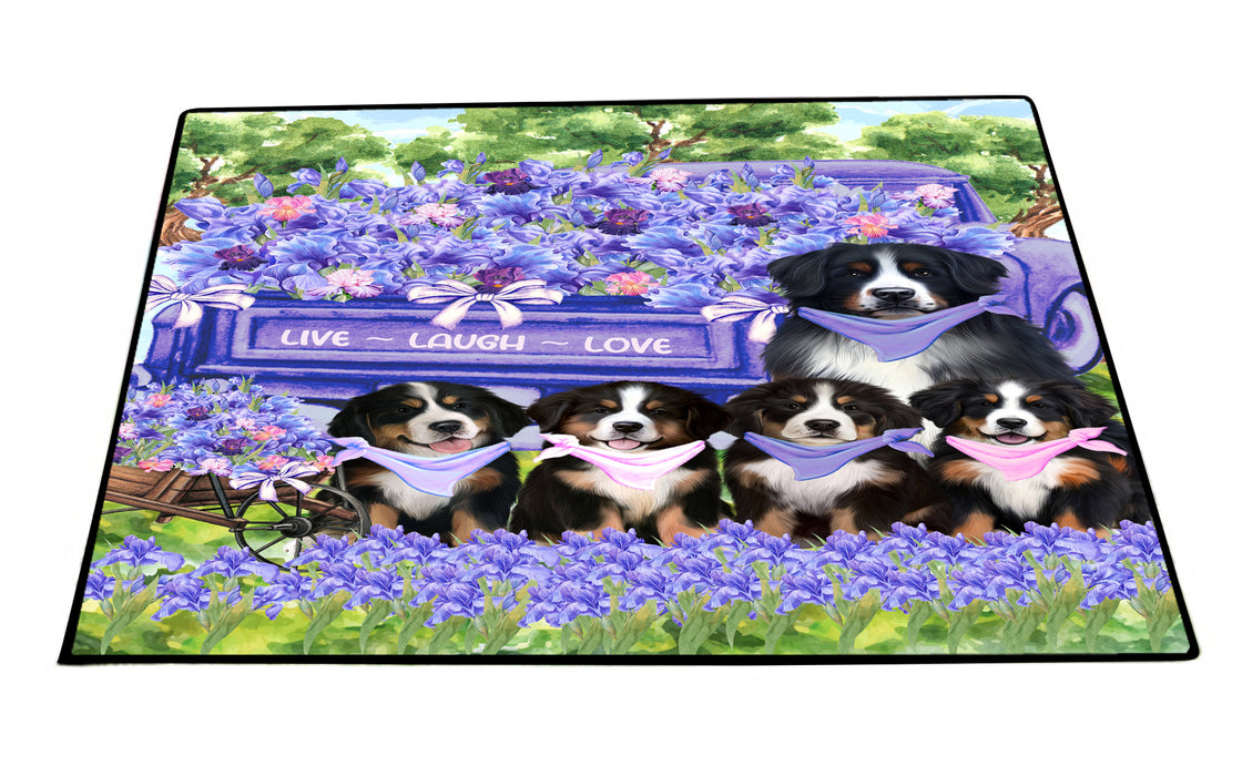 Bernese Mountain Floor Mat: Explore a Variety of Designs, Custom, Personalized, Anti-Slip Door Mats for Indoor and Outdoor, Gift for Dog and Pet Lovers