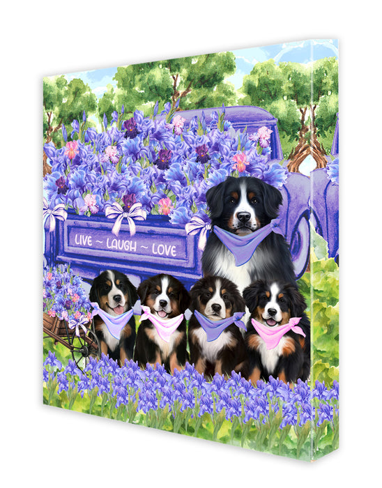 Bernese Mountain Canvas: Explore a Variety of Personalized Designs, Custom, Digital Art Wall Painting, Ready to Hang Room Decor, Gift for Dog and Pet Lovers