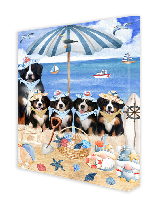 Bernese Mountain Canvas: Explore a Variety of Designs, Digital Art Wall Painting, Personalized, Custom, Ready to Hang Room Decoration, Gift for Pet & Dog Lovers