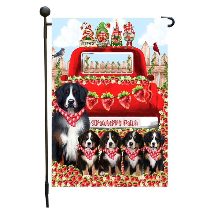 Bernese Mountain Dogs Garden Flag: Explore a Variety of Custom Designs, Double-Sided, Personalized, Weather Resistant, Garden Outside Yard Decor, Dog Gift for Pet Lovers
