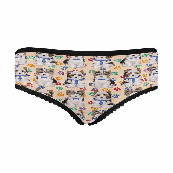 Biewer Dogs Blue  Women&#039;s All Over Print Classic Briefs