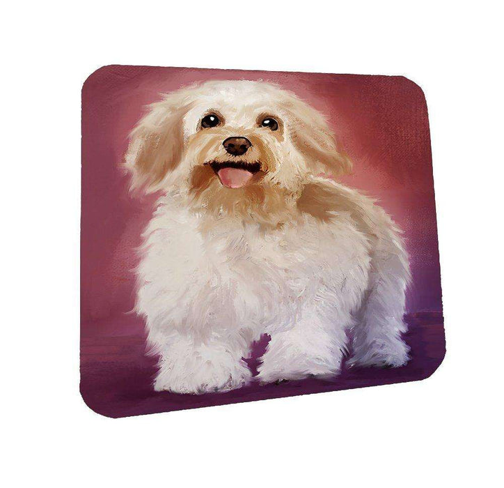 Bichon Frise Dog Coasters Set of 4