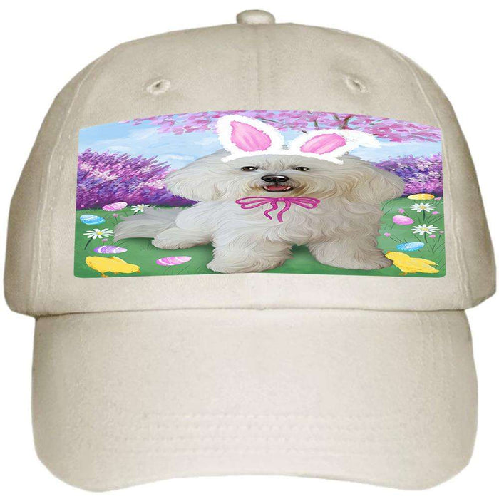 Bichon Frise Dog Easter Holiday Ball Hat Cap HAT50889
