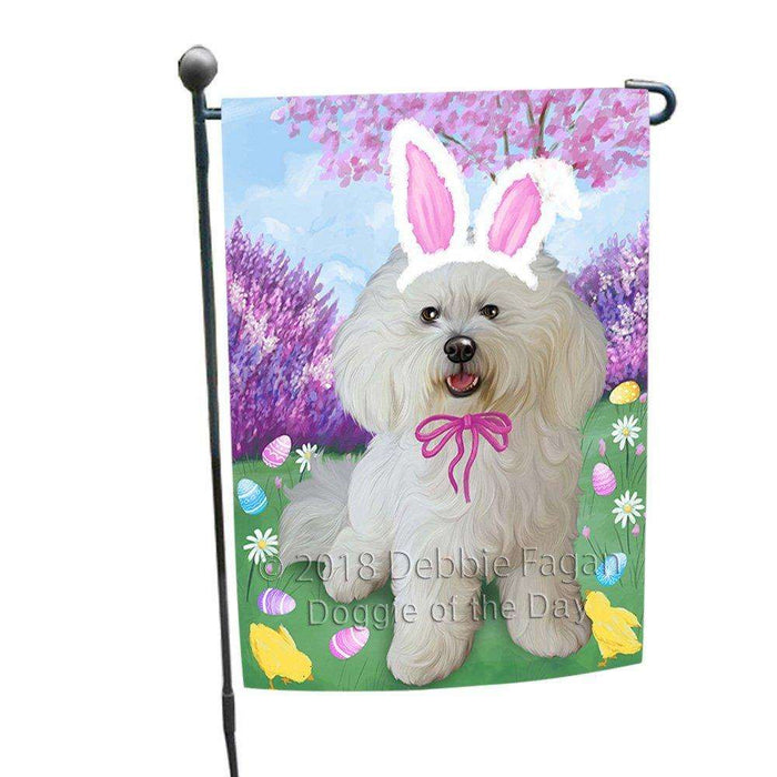 Bichon Frise Dog Easter Holiday Garden Flag GFLG48961