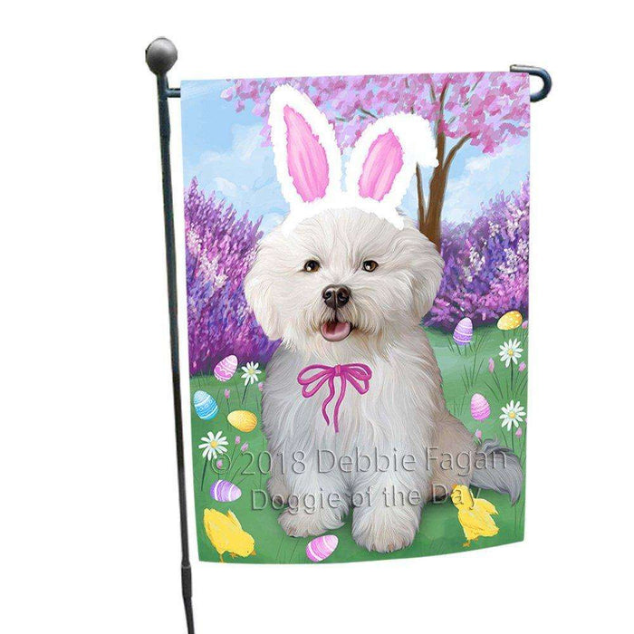 Bichon Frise Dog Easter Holiday Garden Flag GFLG48962