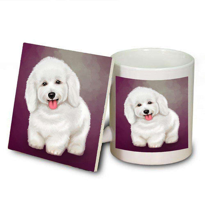 Bichon Frise Dog Mug and Coaster Set