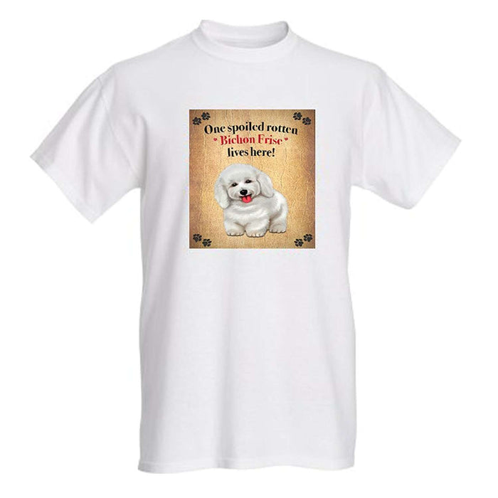 Bichon Frise Spoiled Rotten Dog T-Shirt