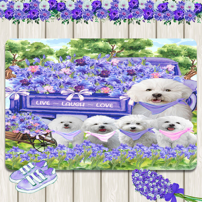 Bichon Frise Area Rug and Runner: Explore a Variety of Personalized Designs, Custom, Indoor Rugs Floor Carpet for Living Room and Home, Pet Gift for Dog Lovers