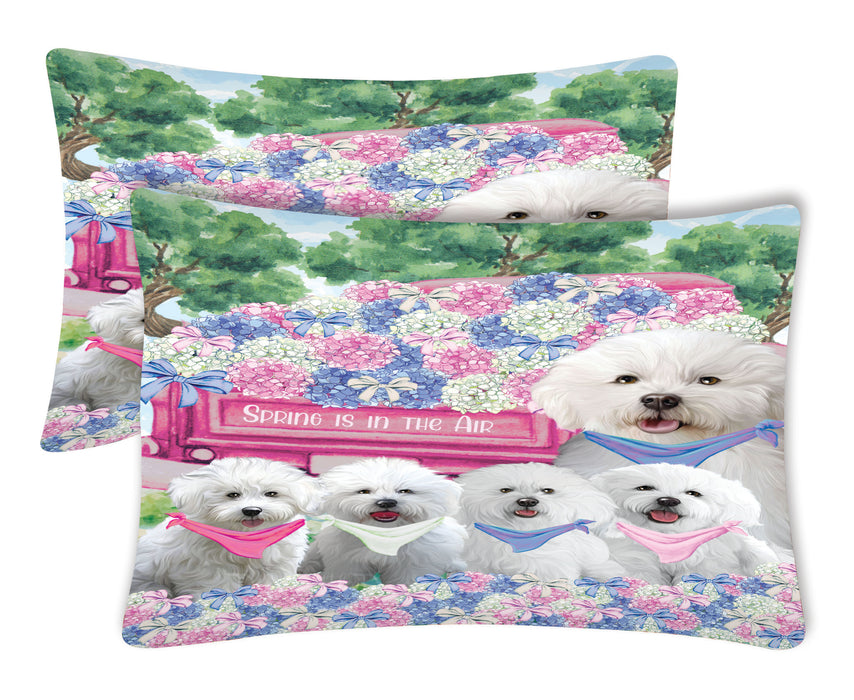 Bichon Frise Pillow Case, Soft and Breathable Pillowcases Set of 2, Explore a Variety of Designs, Personalized, Custom, Gift for Dog Lovers