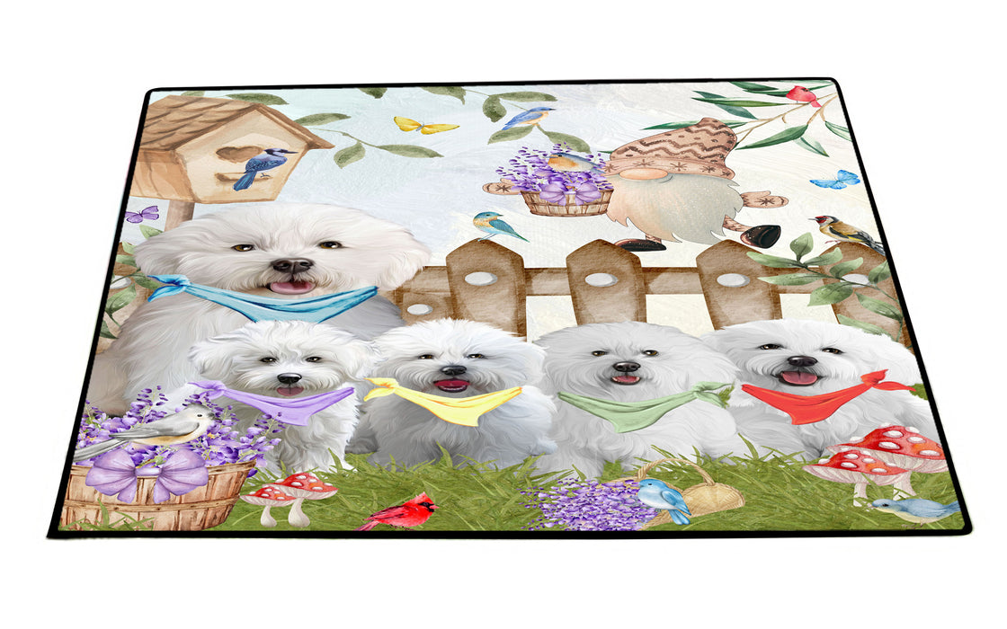 Bichon Frise Floor Mats and Doormat: Explore a Variety of Designs, Custom, Anti-Slip Welcome Mat for Outdoor and Indoor, Personalized Gift for Dog Lovers
