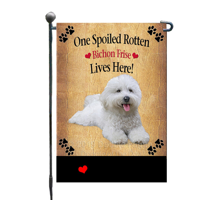 Personalized Spoiled Rotten Bichon Frise Dog GFLG-DOTD-A63125