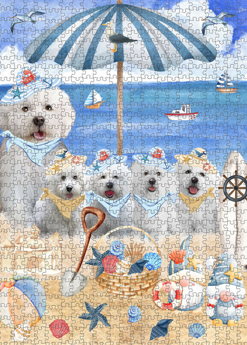 Bichon Frise Jigsaw Puzzle: Explore a Variety of Designs, Interlocking Halloween Puzzles for Adult, Custom, Personalized, Pet Gift for Dog Lovers